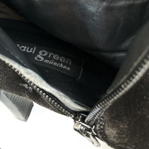 Paul Green Black Suede Over-the-Knee Boots | Equestrian Chic Meets Euro Street - Picture 9 of 16